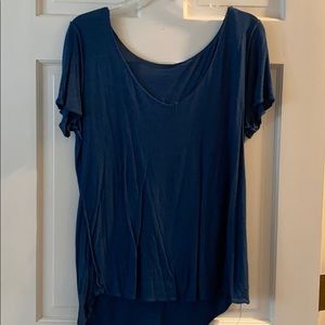 dark blue “boyfriend” tee
